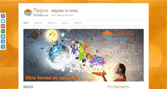 Desktop Screenshot of mejoratunivel.com